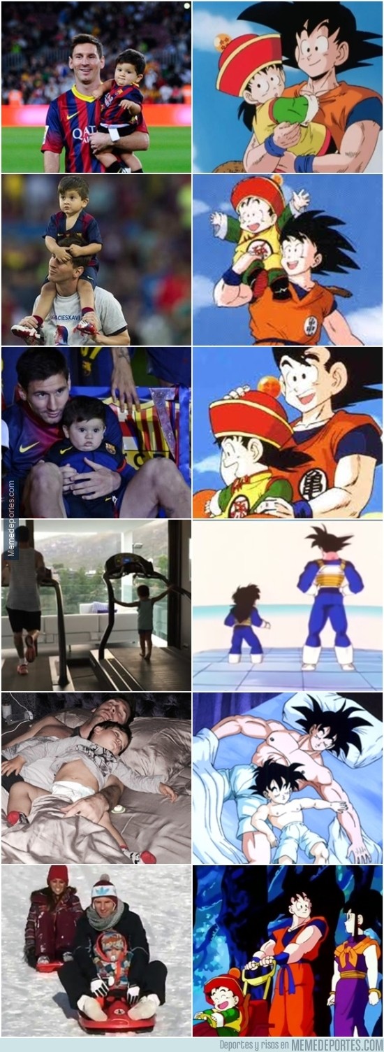 652043 - Las vidas paralelas de Messi y Goku