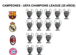 Enlace a Campeones de las últimas 25 UEFA Champions League