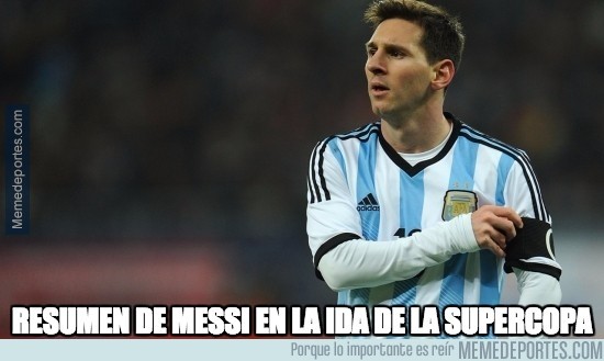 657371 - Resumen de Messi en la ida de la Supercopa