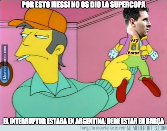 661010 - Por esto Messi no os dio la supercopa