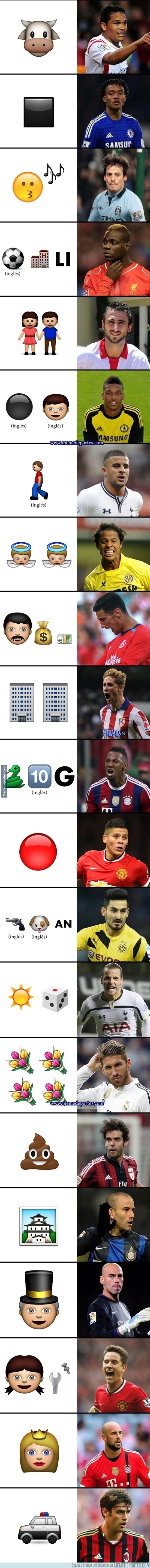 665920 - TEST EMOJIS: ¿Qué jugadores de fútbol son estos emoticonos de Whatsapp?