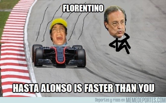 674491 - Hasta Alonso es más rápido que Florentino y su fax
