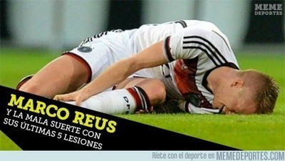 676885 - La terrible fortuna de Marco Reus con las lesiones en los últimos 15 meses