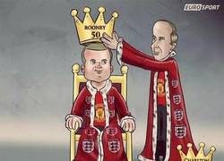 Enlace a Rooney consagrándose como máximo goleador de Inglaterra