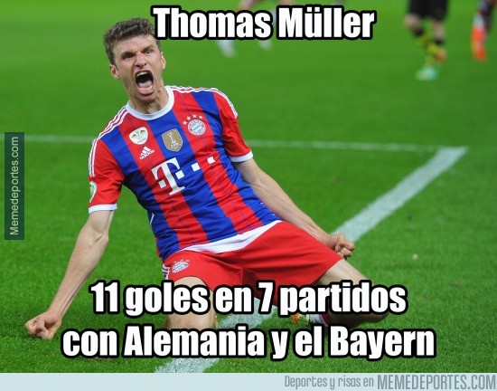 688210 - La gran racha goleadora de Thomas Muller