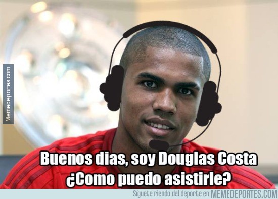 694315 - Douglas Costa, 9 asistencias en 6 partidos