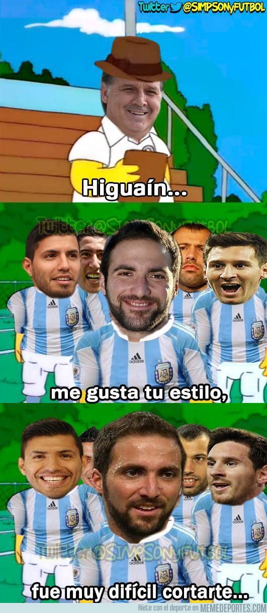 694316 - Fue muy difícil dejar fuera a Higuaín