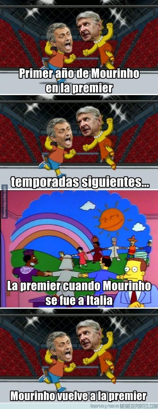 696597 - Mourinho y Wenger. Rivales a morir