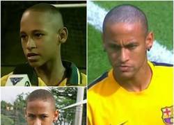 Enlace a Neymar se hace el look que tenía de más joven