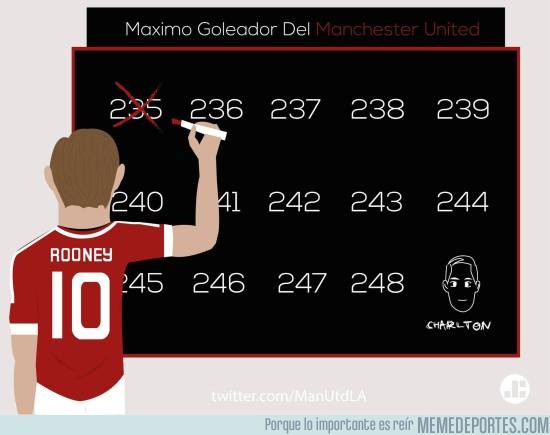698038 - Rooney esta cada vez más cerca del récord de Charlton en el Manchester United