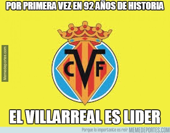 698098 - El Villarreal líder por primer vez en 92 años
