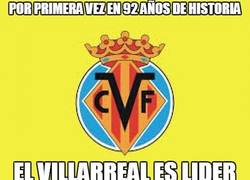 Enlace a El Villarreal líder por primer vez en 92 años