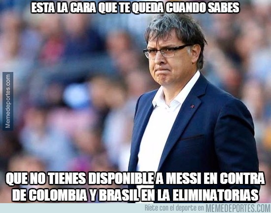 701620 - La cara del Tata Martino