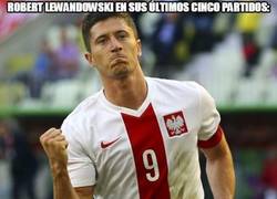 Enlace a Robert Lewandowski en sus últimos cinco partidos