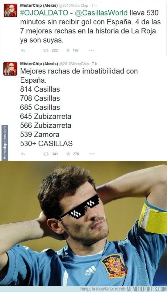 707545 - Increíble los récords de Casillas. Ahora qué dirán sus haters