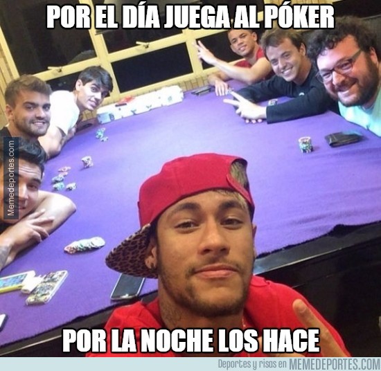 712397 - A Neymar le gusta el póker