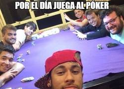 Enlace a A Neymar le gusta el póker