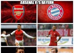 Enlace a Esta noche duelo Arsenal vs Bayern