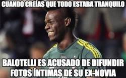 Enlace a Balotelli, denunciado por difundir fotos íntimas de una ex amante