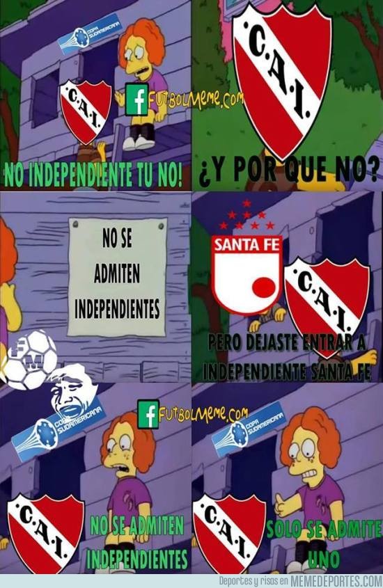722499 - Sólo se admite un Independiente