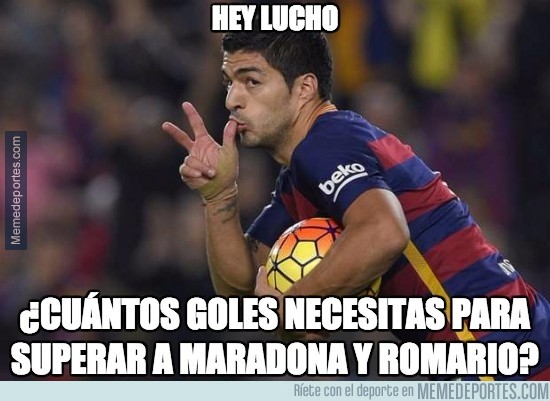 725709 - Lucho ya está casi al nivel goleador de 2 leyendas del Barcelona