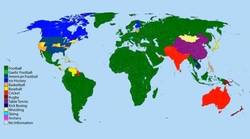 Enlace a Mapa de los deportes más populares en cada país