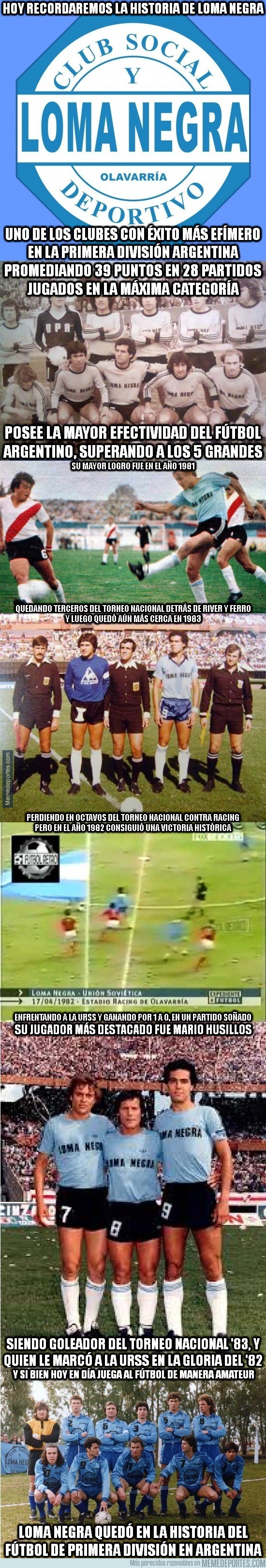 731200 - Recordemos a Loma Negra, club histórico del fútbol argentino