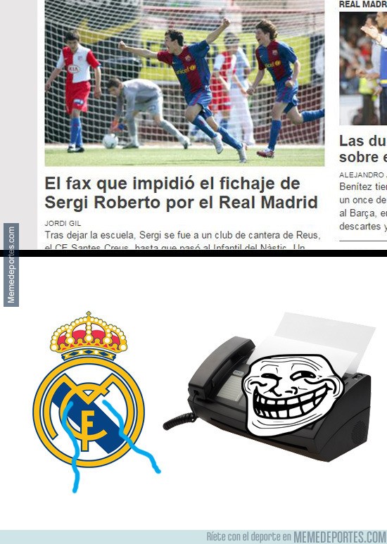 732719 - Los fax trolleando al Real Madrid desde hace años