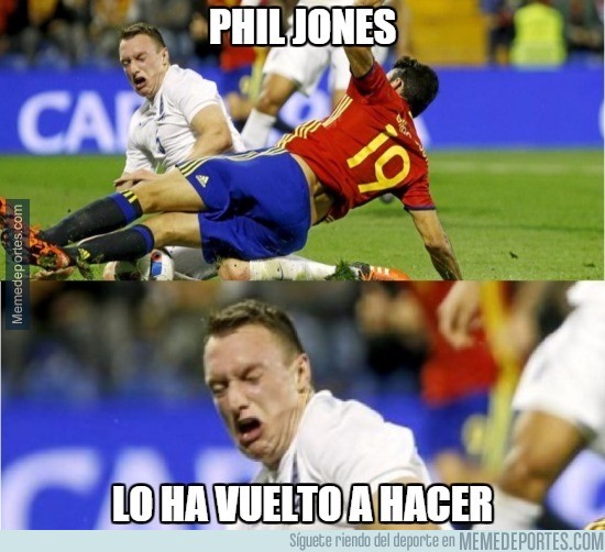733054 - Phil Jones en estado puro contra España