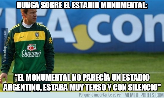 733801 - Dunga sobre el estadio Monumental