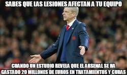 Enlace a La mala suerte de Arsene Wenger