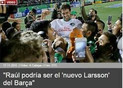 Enlace a Según Sport, Raúl podría ser el nuevo Larsson del Barcelona
