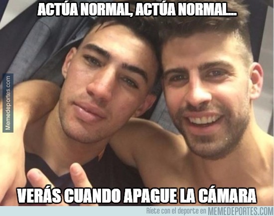 739190 - Piqué de buen rollo con Munir