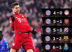 Enlace a ¿Barça? Mira la racha del Bayern jugando en casa (Champions)