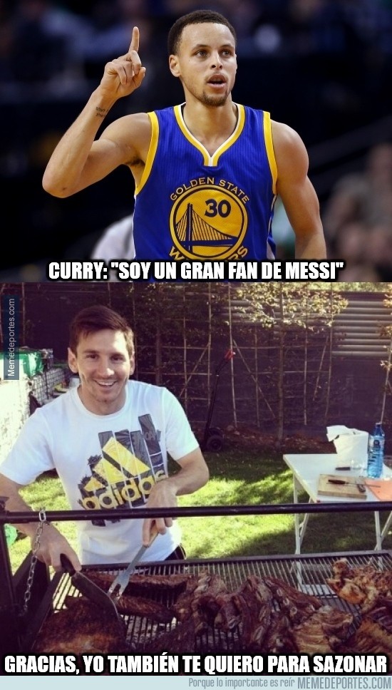 744350 - El gran aprecio entre Stephen Curry y Messi