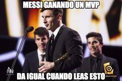 Enlace a Messi ganando un MVP