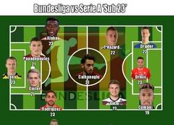 Enlace a Bundesliga vs Serie A Sub23, ¿Para ti quién ganaría?