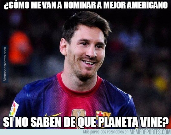 747818 - El motivo de la no nominación de Messi como mejor americano de la liga