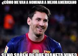 Enlace a El motivo de la no nominación de Messi como mejor americano de la liga