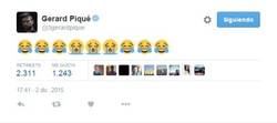Enlace a Mientras tanto, Piqué se burla del Real Madrid