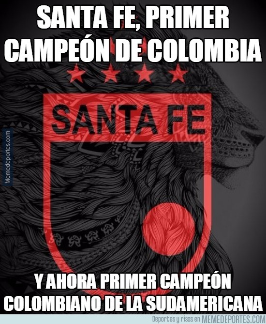755587 - Primer campeón de Colombia, y primer campeón colombiano de la Sudamericana