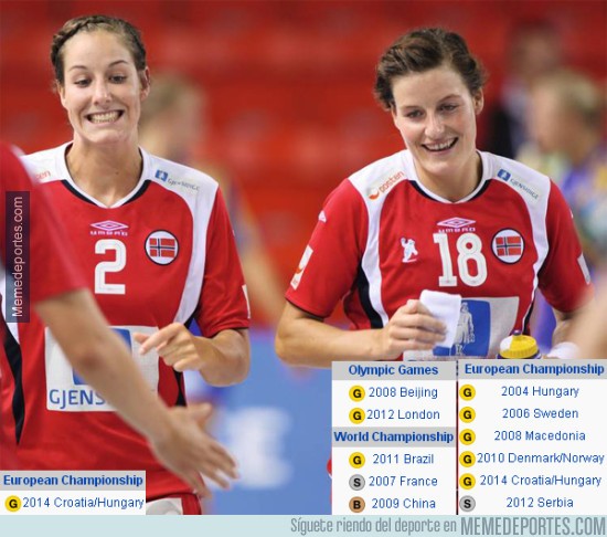 756247 - LISTA: En el balonmano femenino noruego las parejas de hermanas están de moda