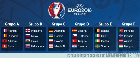 757243 - Los grupos de la Eurocopa 2016