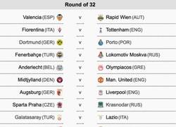 Enlace a Asi han quedado los 16vos de la Europa League, ¿Con qué partidazo te quedas?