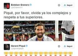 Enlace a Piqué le dedica un tuit a Granero