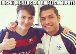 Enlace a Messi y Cristiano se llevan como hermanos en realidad. Esta foto lo demuestra