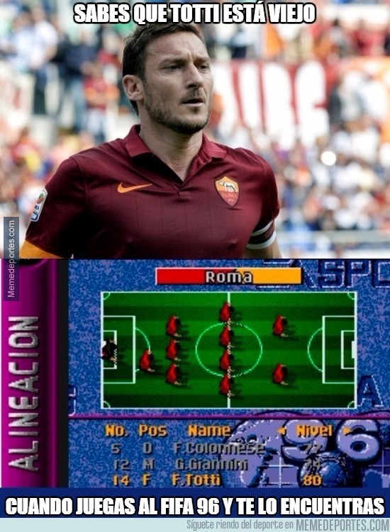 768098 - Totti desde los inicios del FIFA