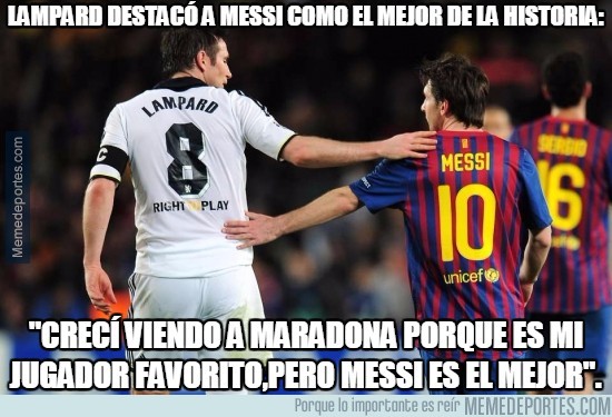 769274 - Lampard destacó a Messi como el mejor de la historia