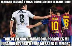 Enlace a Lampard destacó a Messi como el mejor de la historia