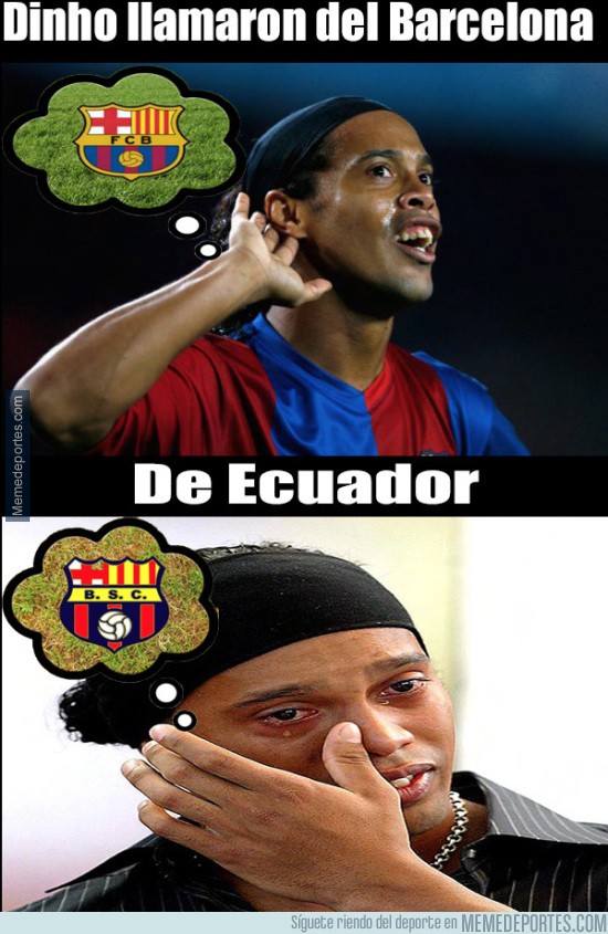 769658 - Llamaron a Ronaldinho del Barcelona